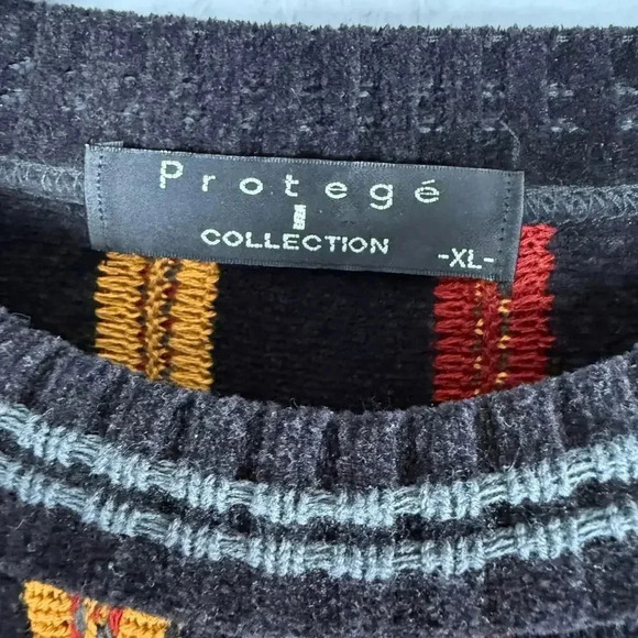 Vintage Protege Collection Pullover Sweater Men's XL Coogi Style Knit Textured - Picture 3 of 10